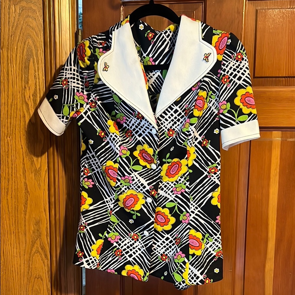 Vintage Flower Power Butterfly Hippie Shirt est. S/M